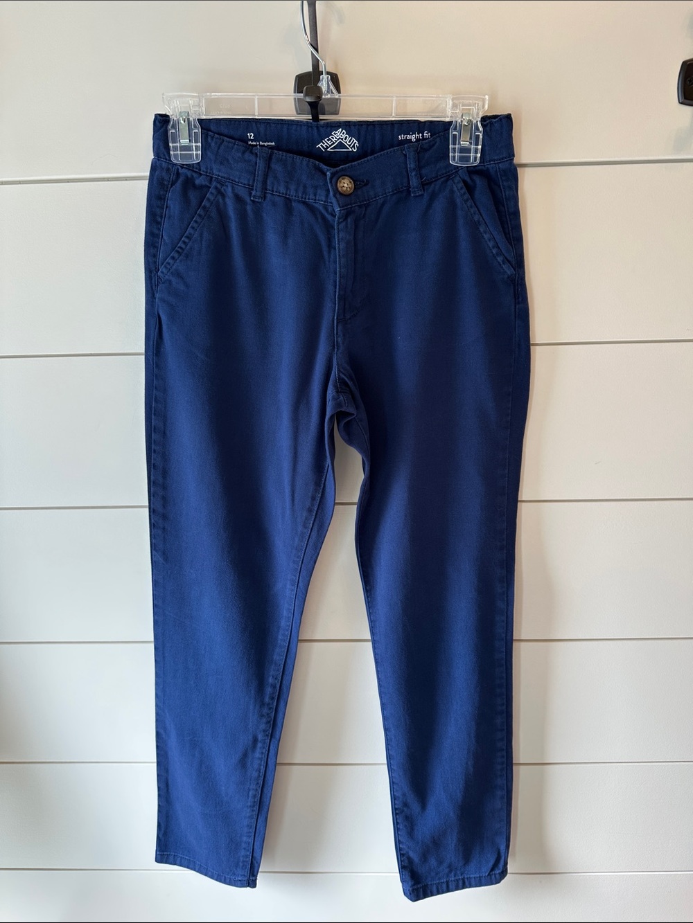 Boy’s Navy Straight Fit Pants size 12